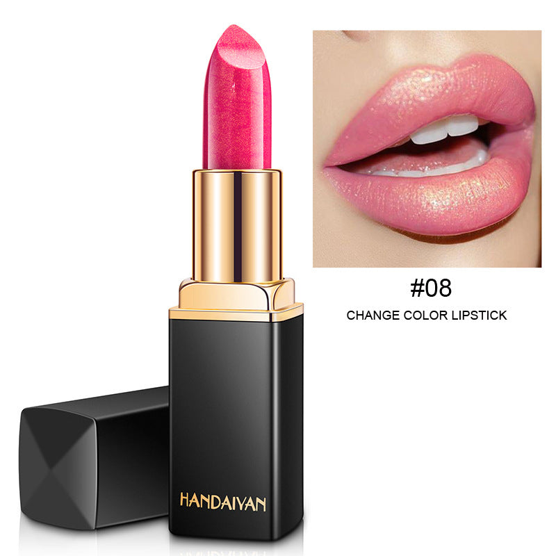 Pearlescent color change temperature change lipstick Pearlescent color change temperature change lipstick
